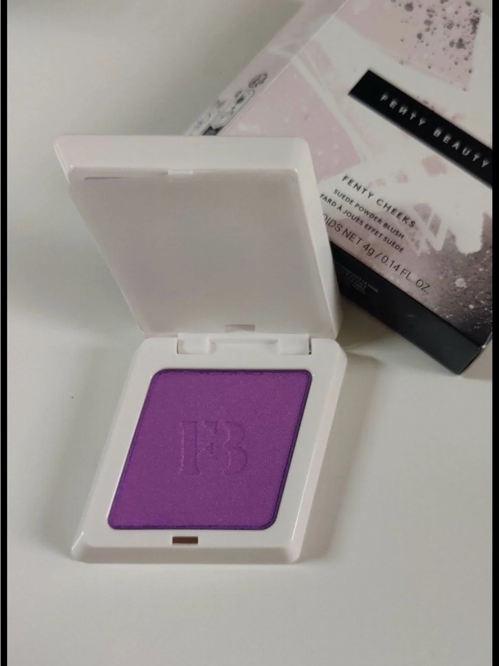 Fenty Beauty Fenty Cheeks Suede Powder Blush, 12 Drama Class, 0.14 fl oz/4 g